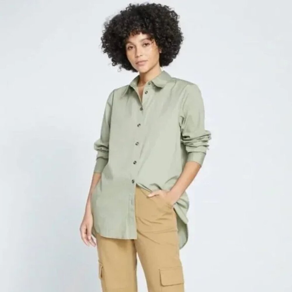 Sage Green Universal Standard Button Down